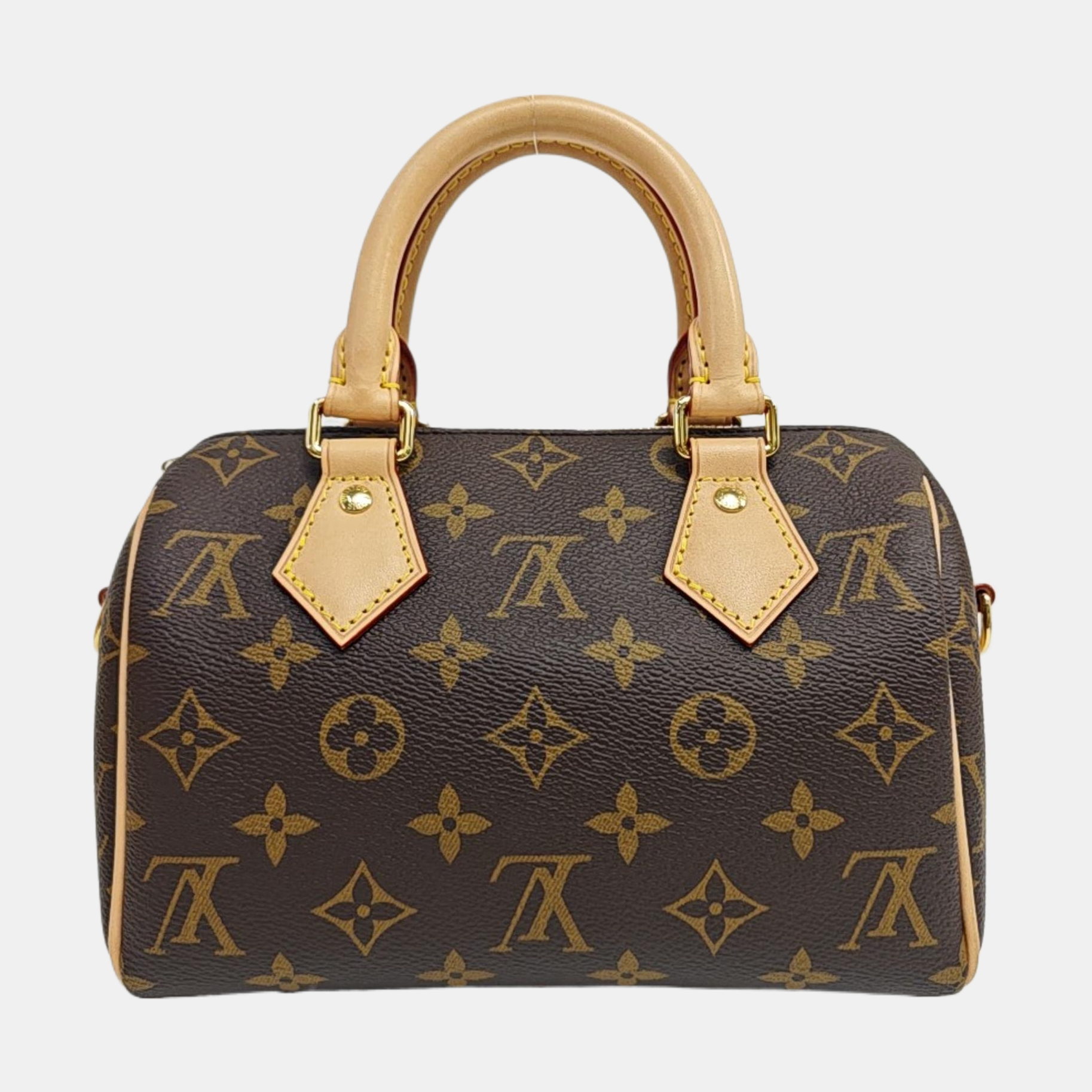 SPEEDY 20 Monogram Coated Canvas Brown
