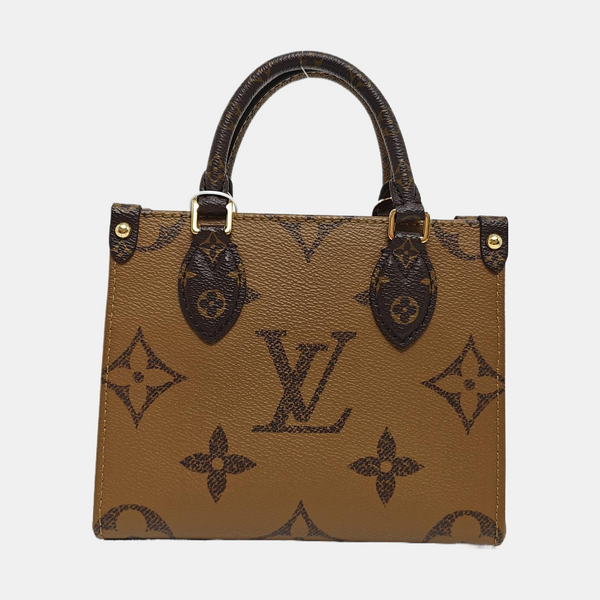 ONTHEGO BB Monogram Coated Canvas Brown