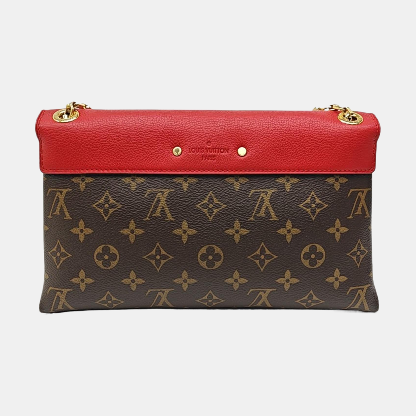 PALLAS BB Monogram Coated Canvas Brown