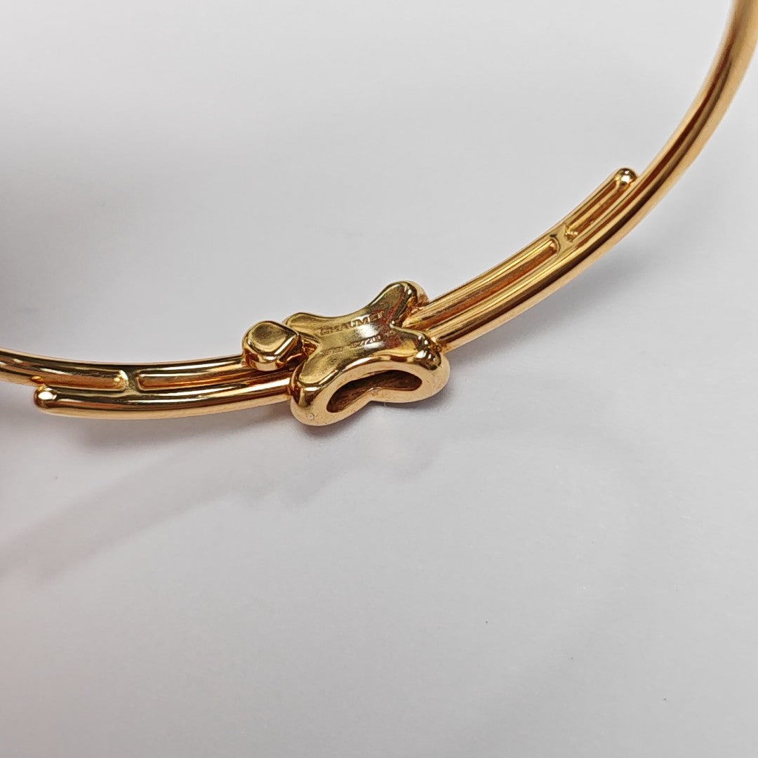 Jeux De Liens 18k Rose Gold Bangle