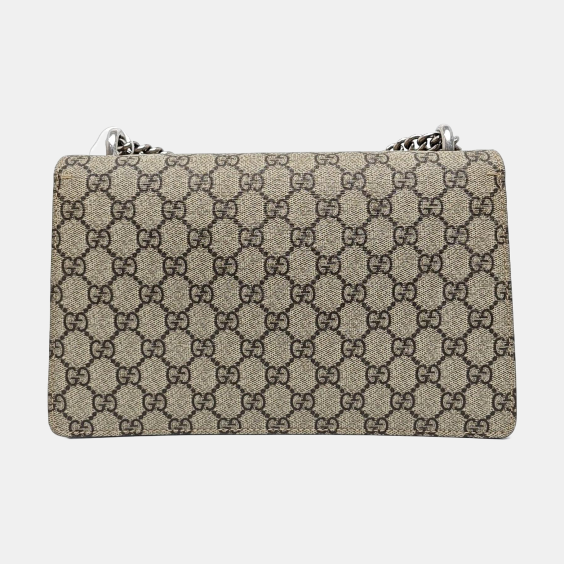 Dionysus Small Monogram Coated Canvas Black
