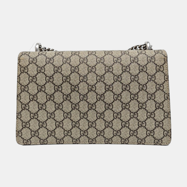 Dionysus Small Monogram Coated Canvas Black