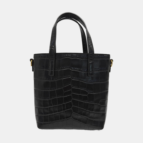 Calfskin Shoulder Bag Black