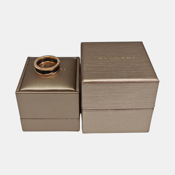 B.ZERO1 18k Rose Gold Ring EU 65