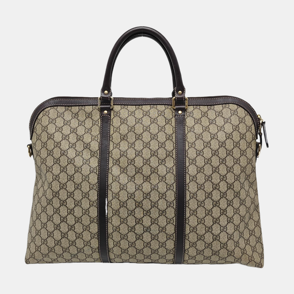 Duffle Monogram Coated Canvas Beige