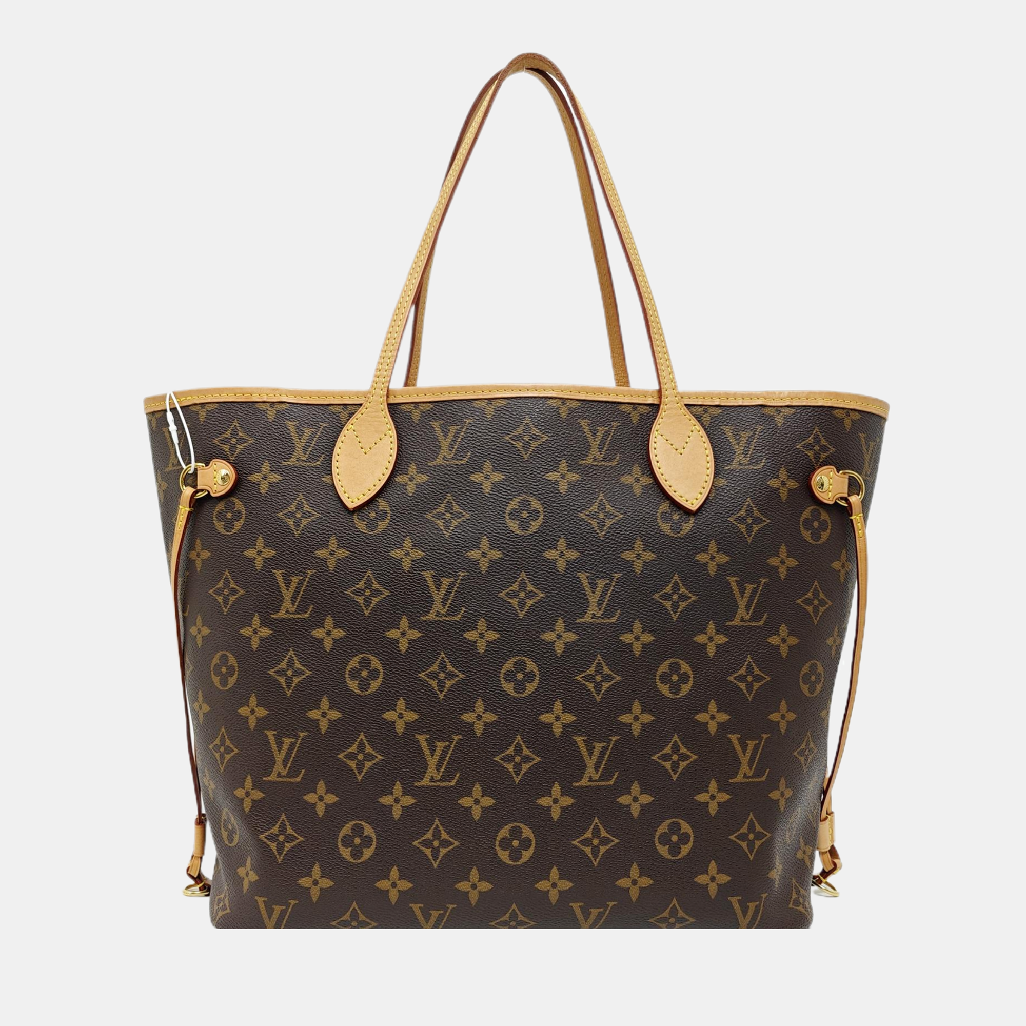 NEVERFULL MM Monogram Coated Canvas Brown