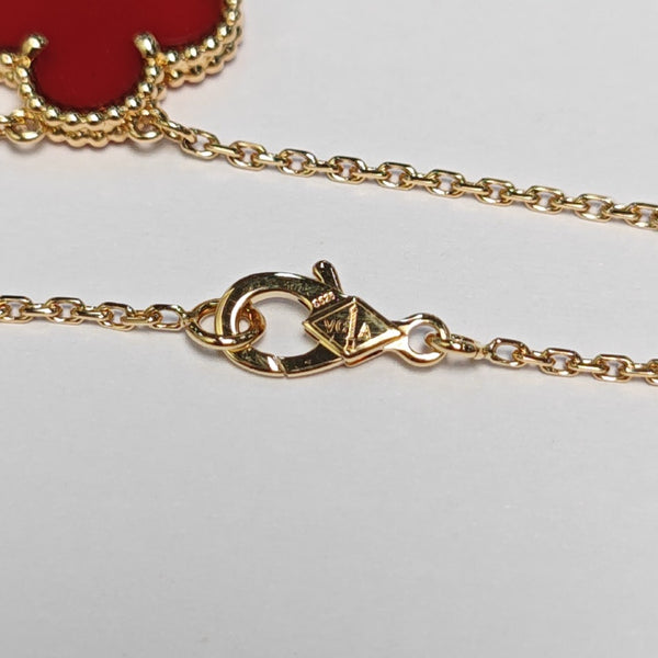 Vintage Alhambra 18k Gold Necklace