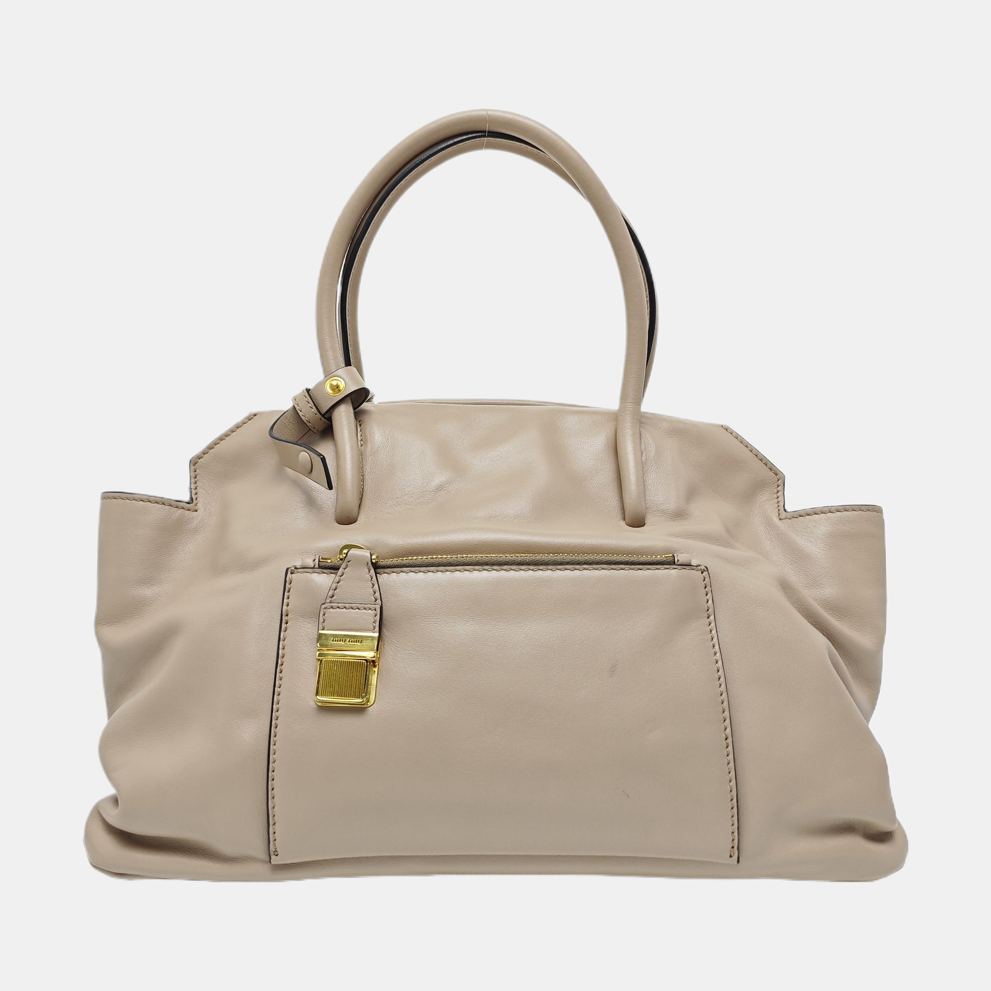 Calfskin Tote Bag Pink