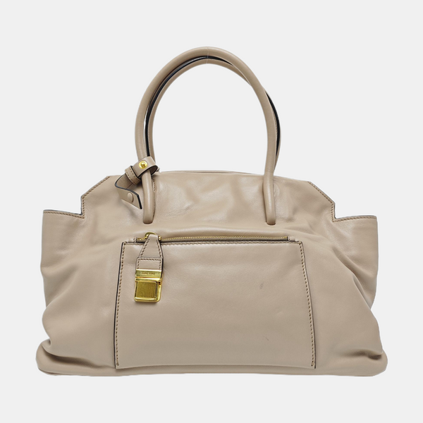Calfskin Tote Bag Pink
