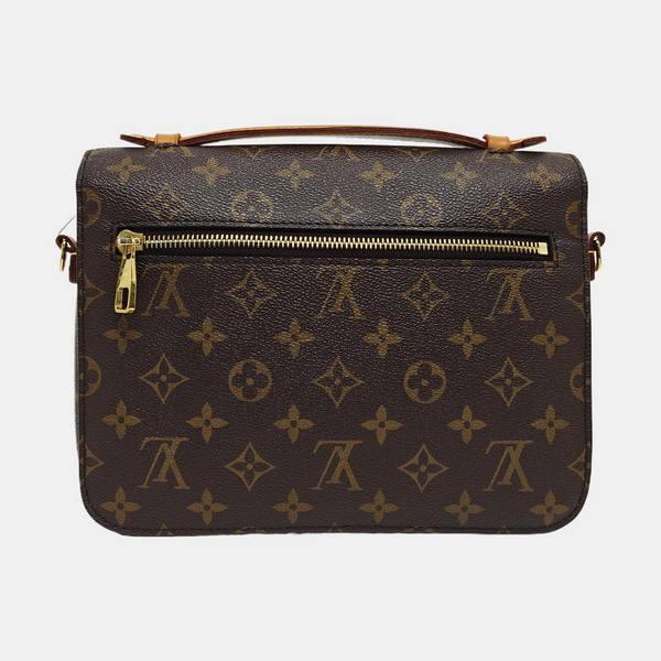 MÉTIS MM Monogram Coated Canvas Brown