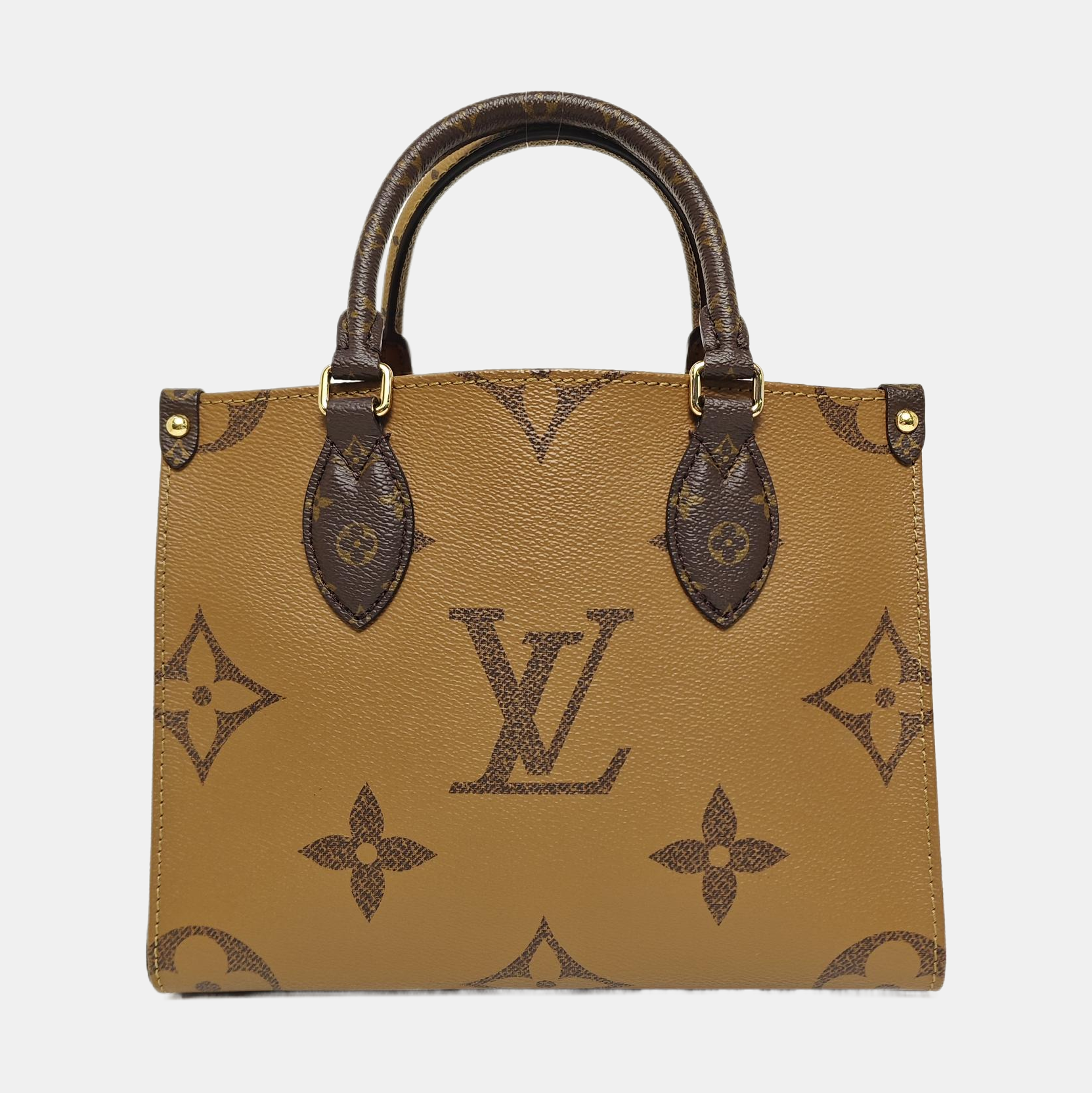 ONTHEGO PM Monogram Coated Canvas Brown