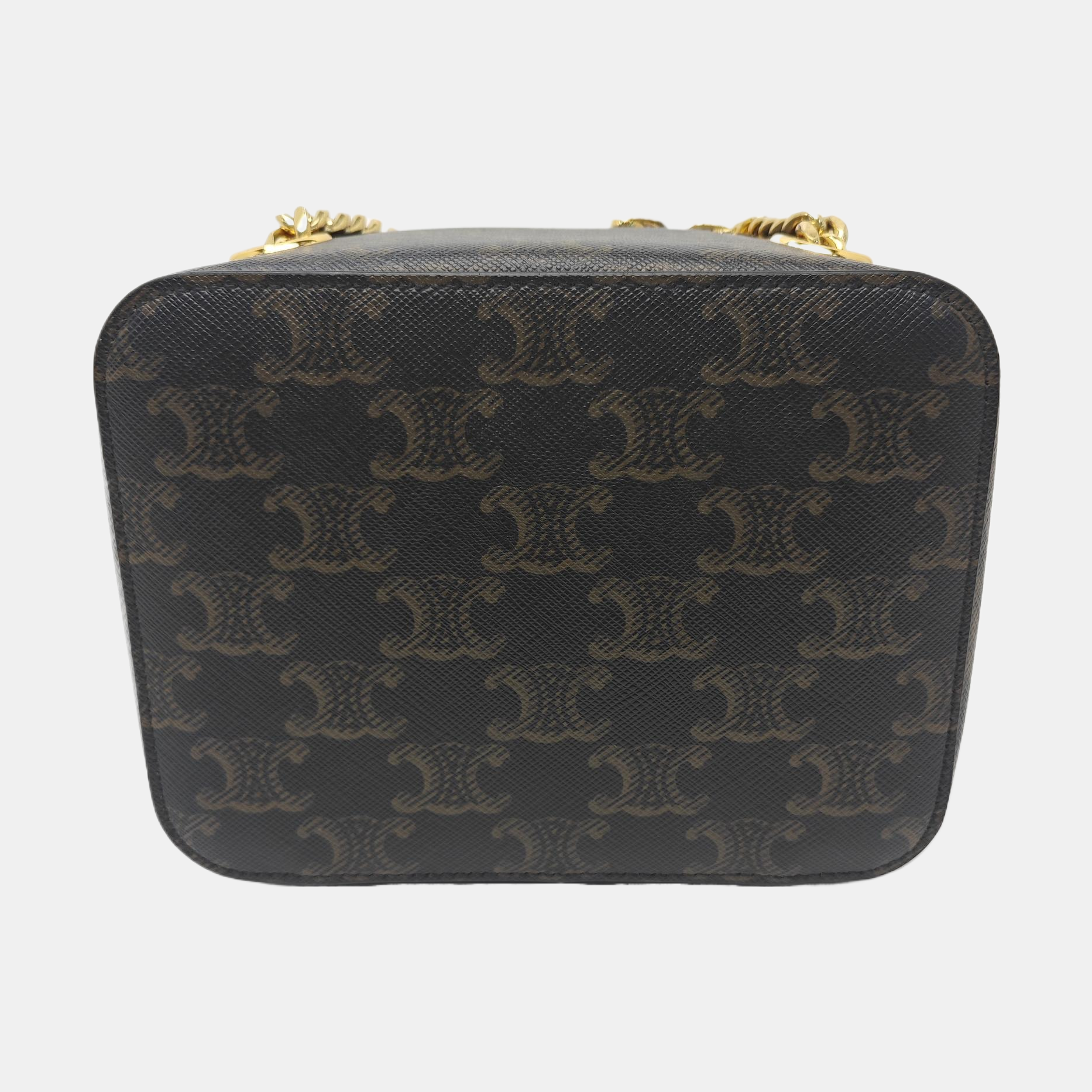 TRIOMPHE Mini Quilted Coated Canvas Black