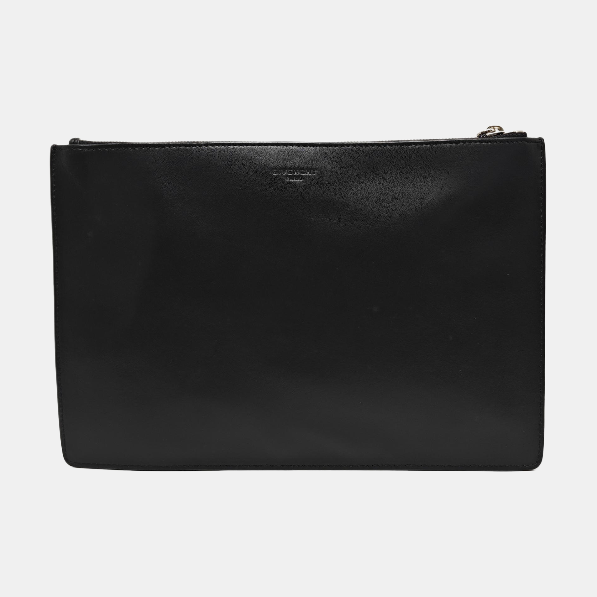 Calfskin Clutch Black