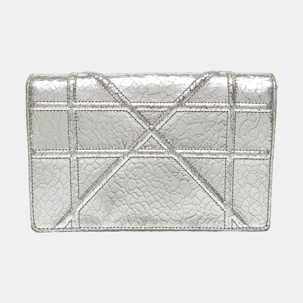 Diorama Cannage Calfskin Silver