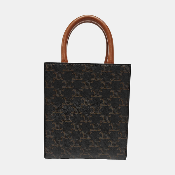 CABAS CELINE Mini Coated Canvas Brown