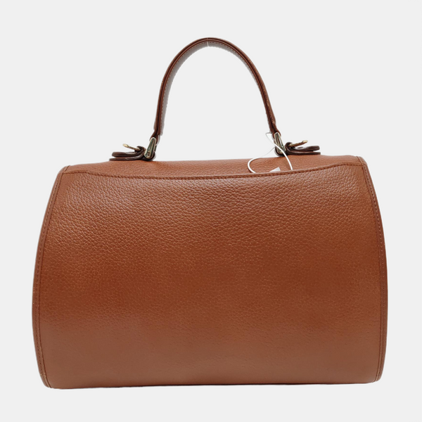 Calfskin Shoulder Bag Brown