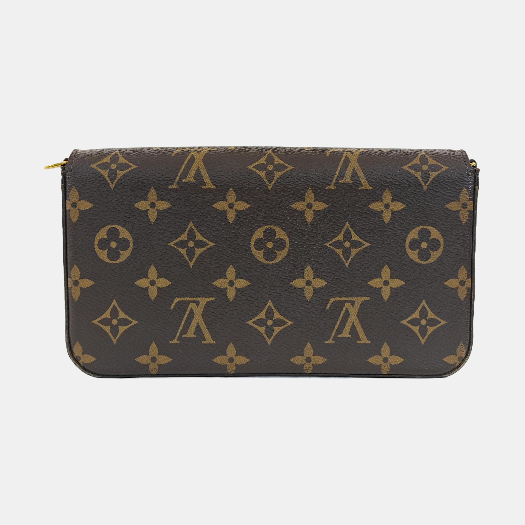 FÉLICIE Monogram Coated Canvas Brown