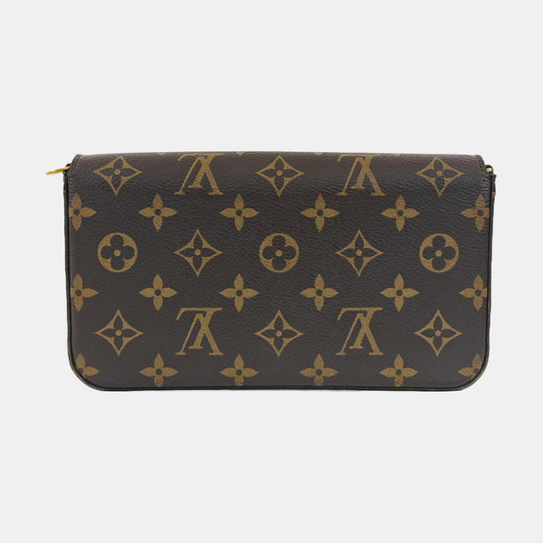 FÉLICIE Monogram Coated Canvas Brown