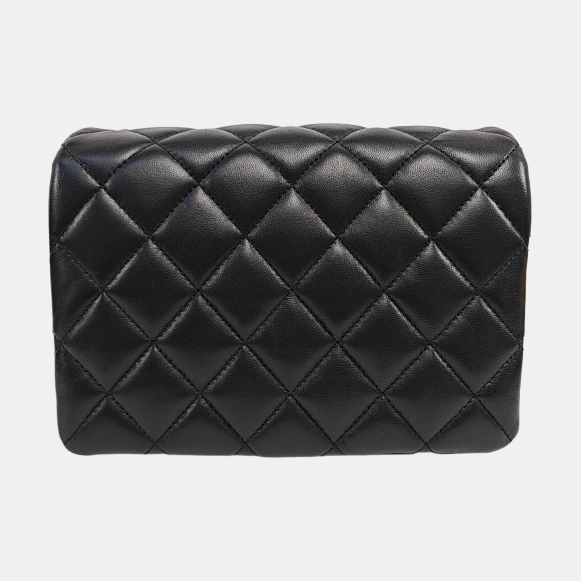 Quilted Lambskin Mini Black