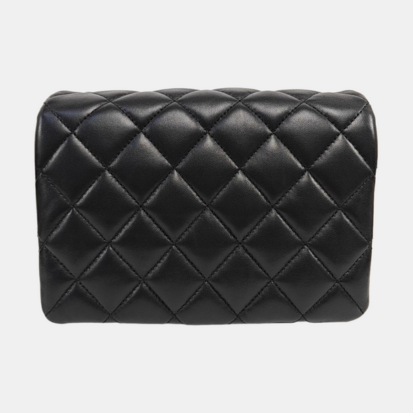 Quilted Lambskin Mini Black