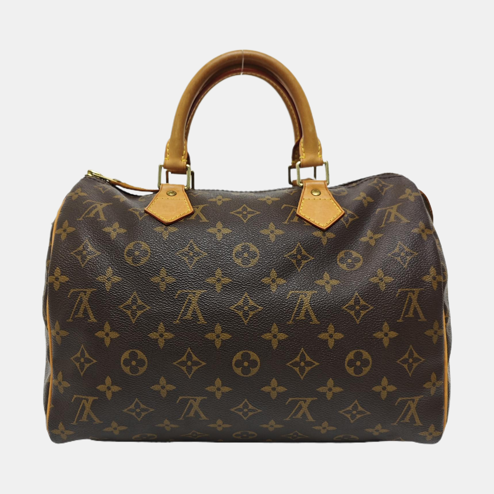 SPEEDY 30 Monogram Coated Canvas Brown