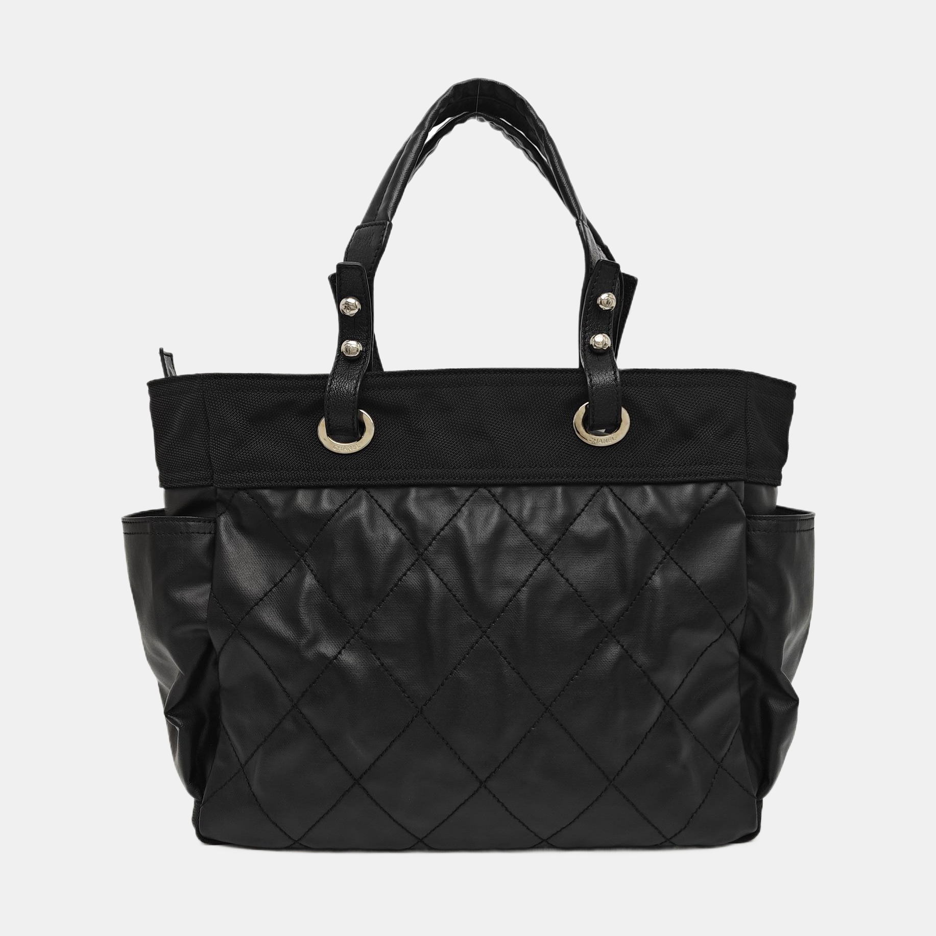 PARIS BIARRITZ Quilted Fabric Black
