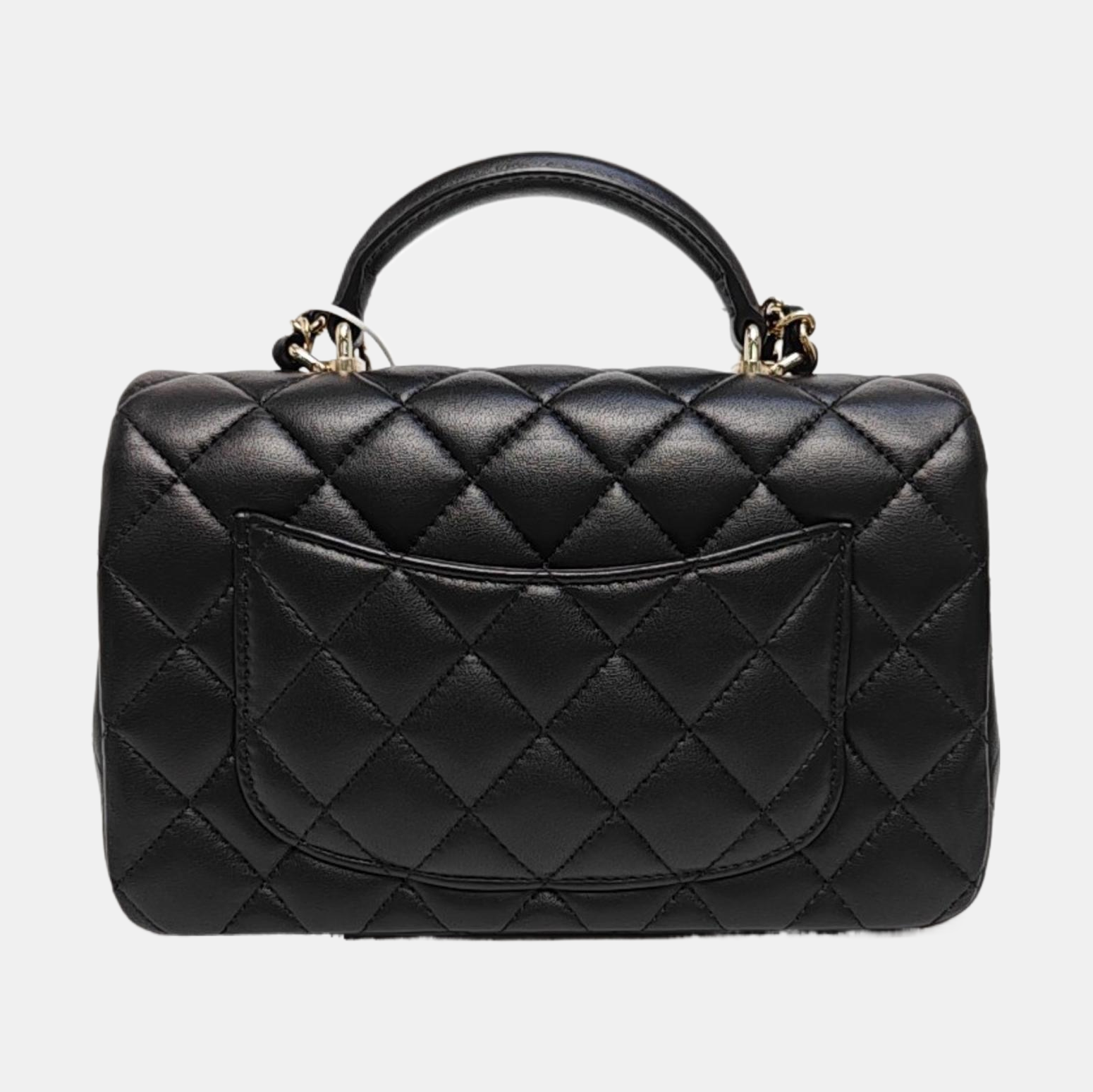 Quilted Lambskin Mini Black