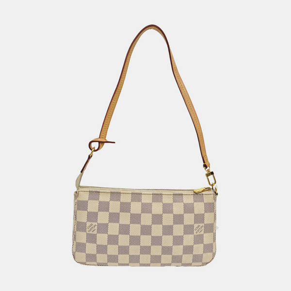 ACCESSOIRES GM Damier Azur Coated Canvas White