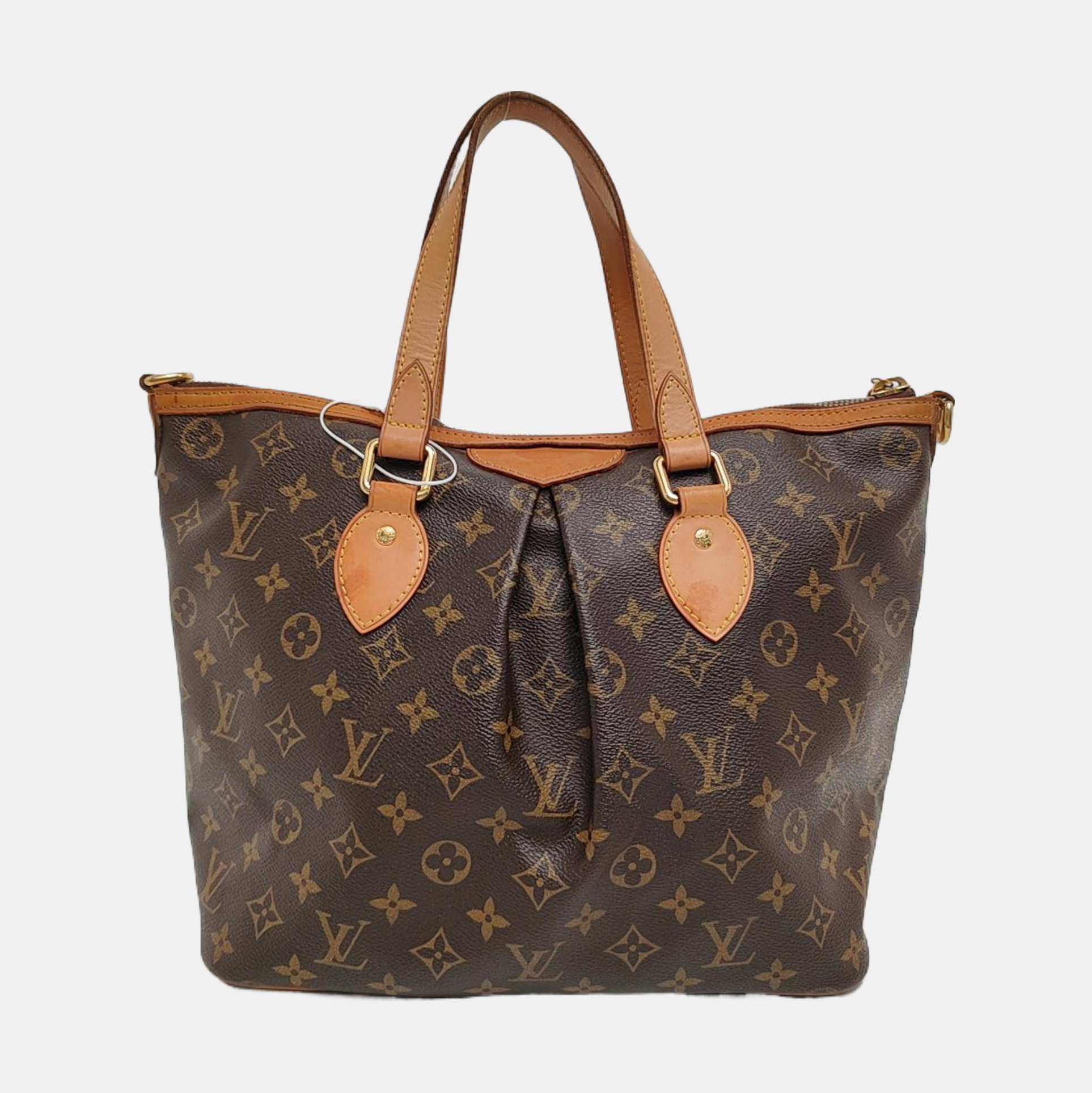 PALERMO PM Monogram Coated Canvas Brown