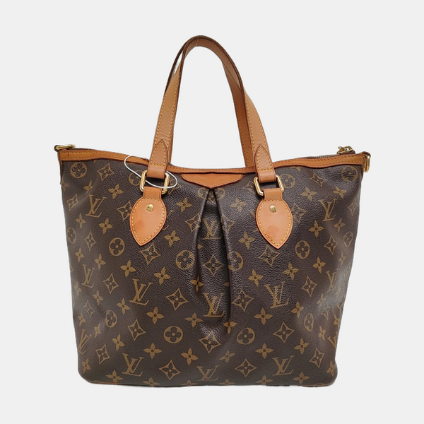 PALERMO PM Monogram Coated Canvas Brown
