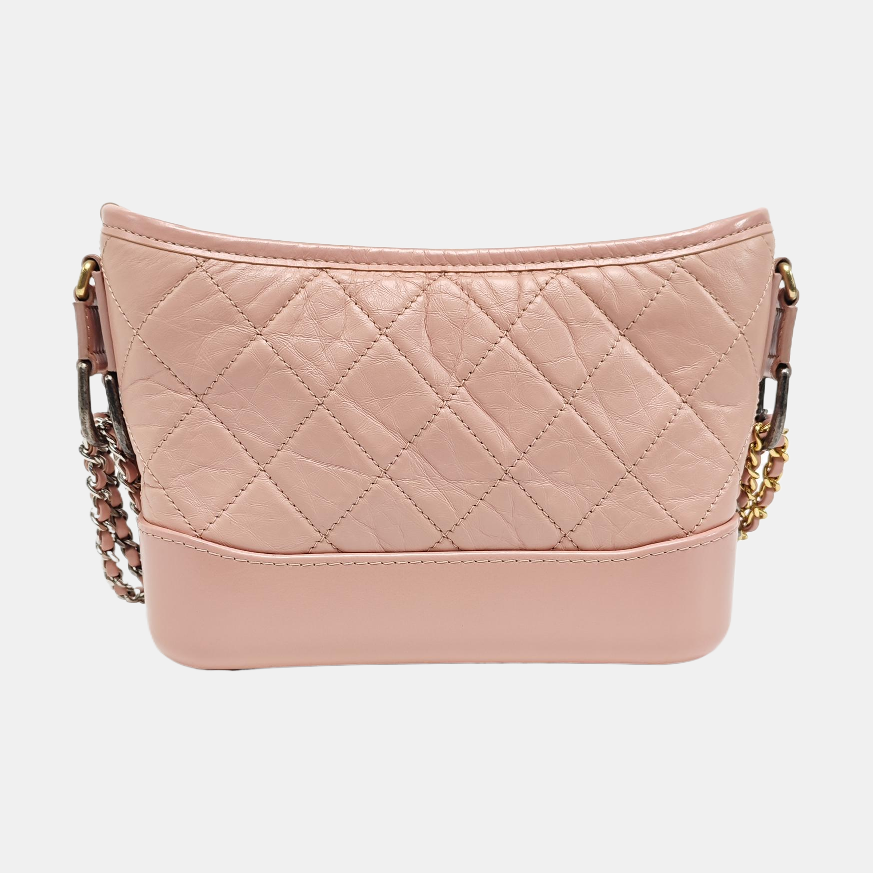 GABRIELLE Small Quilted Calfskin Pink