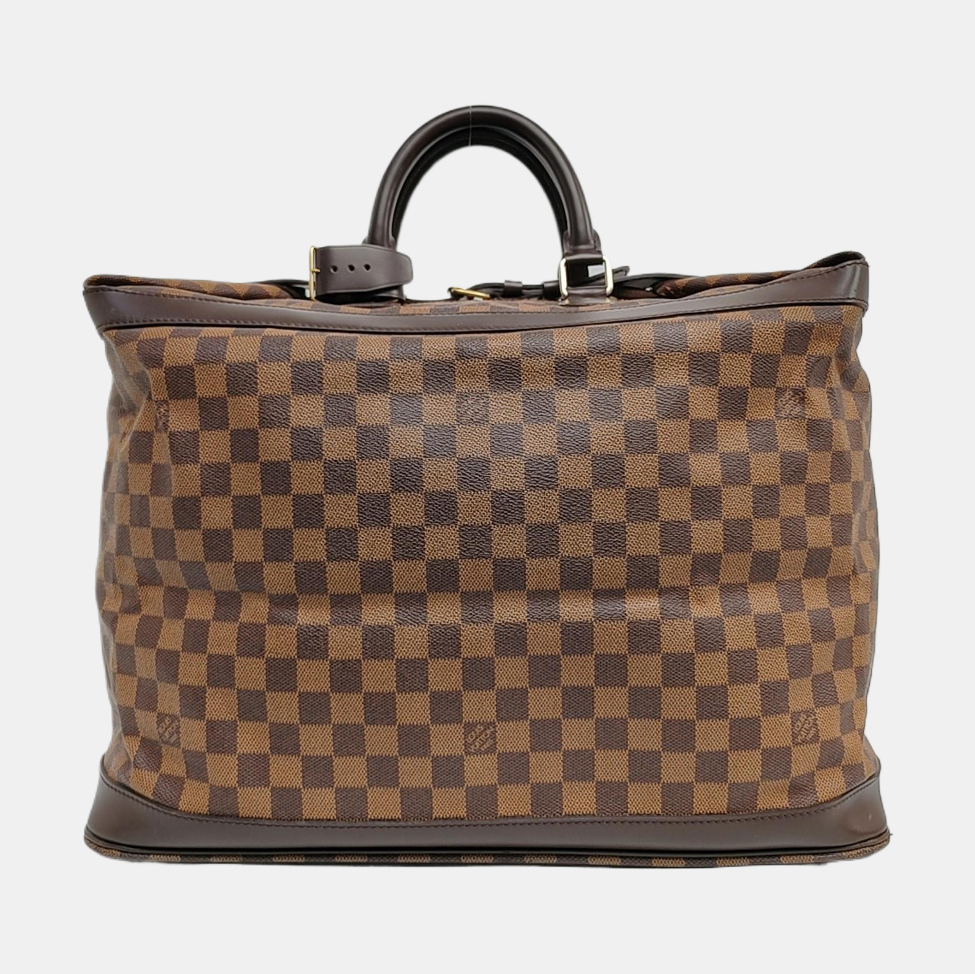 GRIMAUD Damier Ebene Coated Canvas Brown