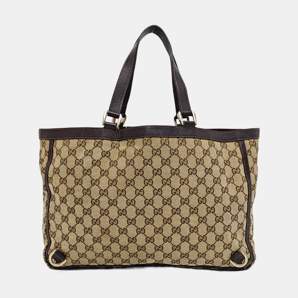 Abbey Monogram Canvas Brown