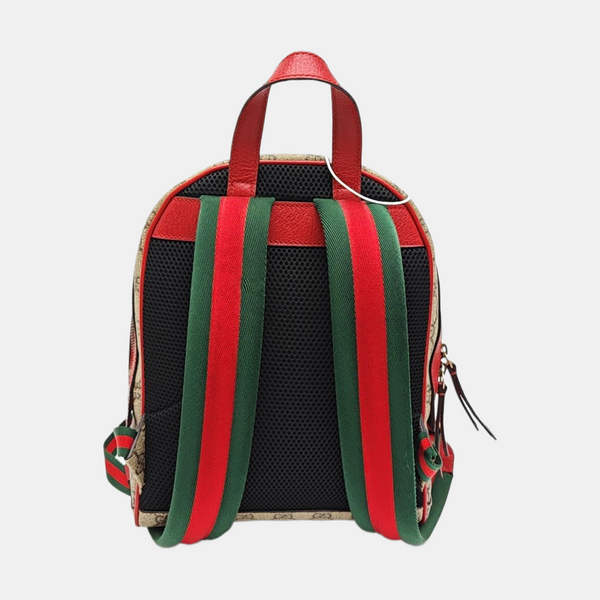 Monogram Coated Canvas Backpack Beige