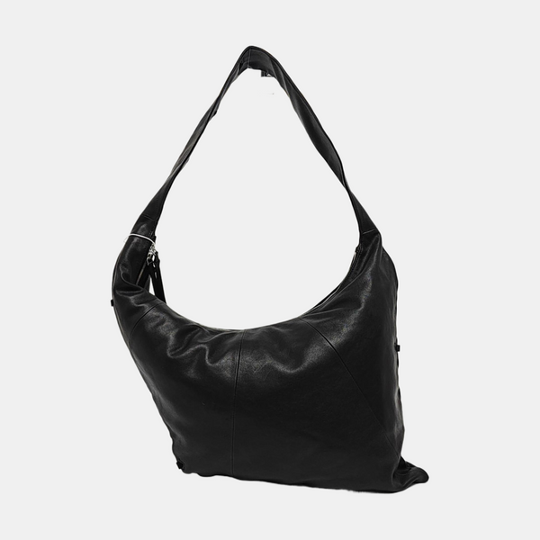 Calfskin Shoulder Bag Black