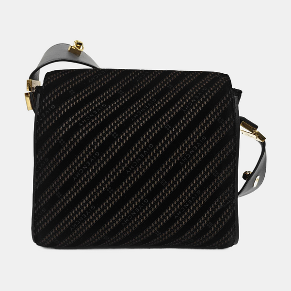 Suede Shoulder Bag Black