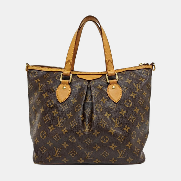 PALERMO PM Monogram Coated Canvas Brown