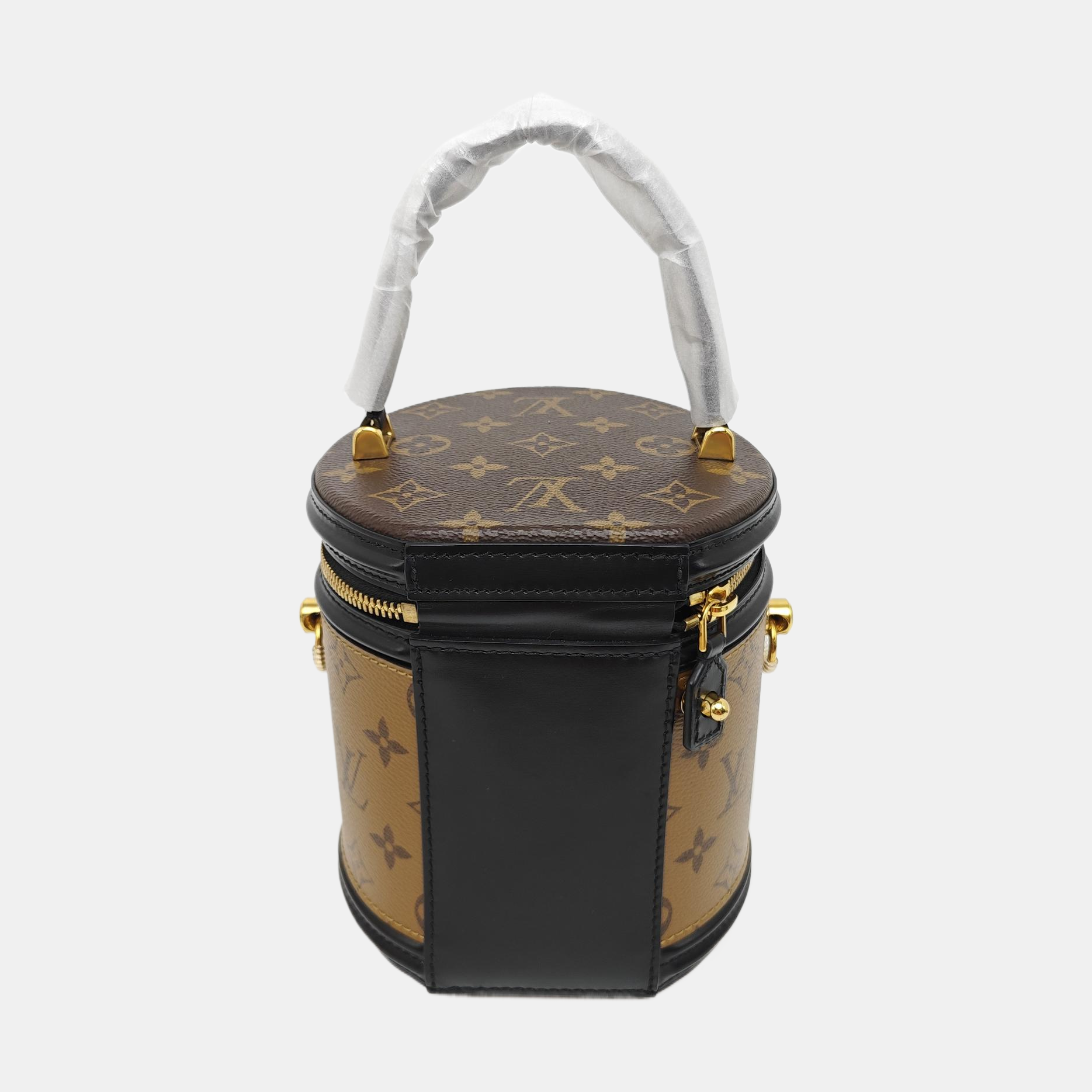 CANNES PM Monogram Coated Canvas Brown