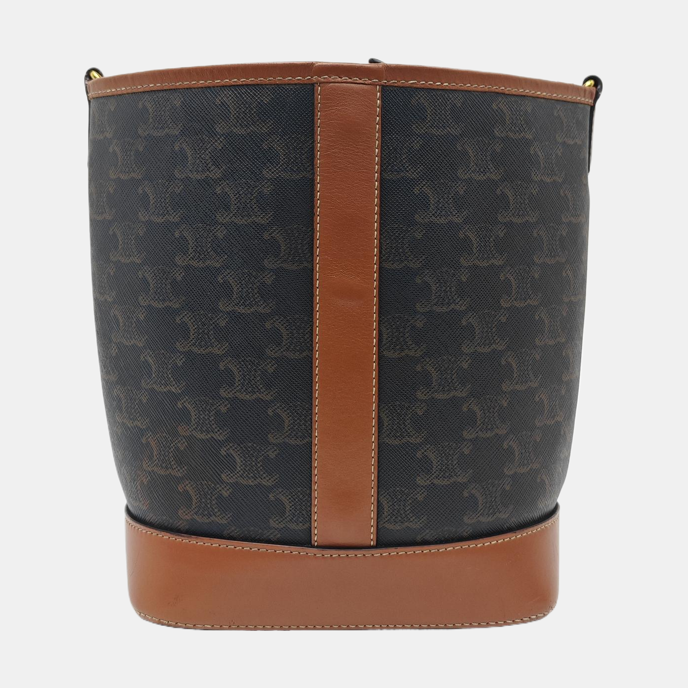 TRIOMPHE CANVAS Small Coated Canvas Brown
