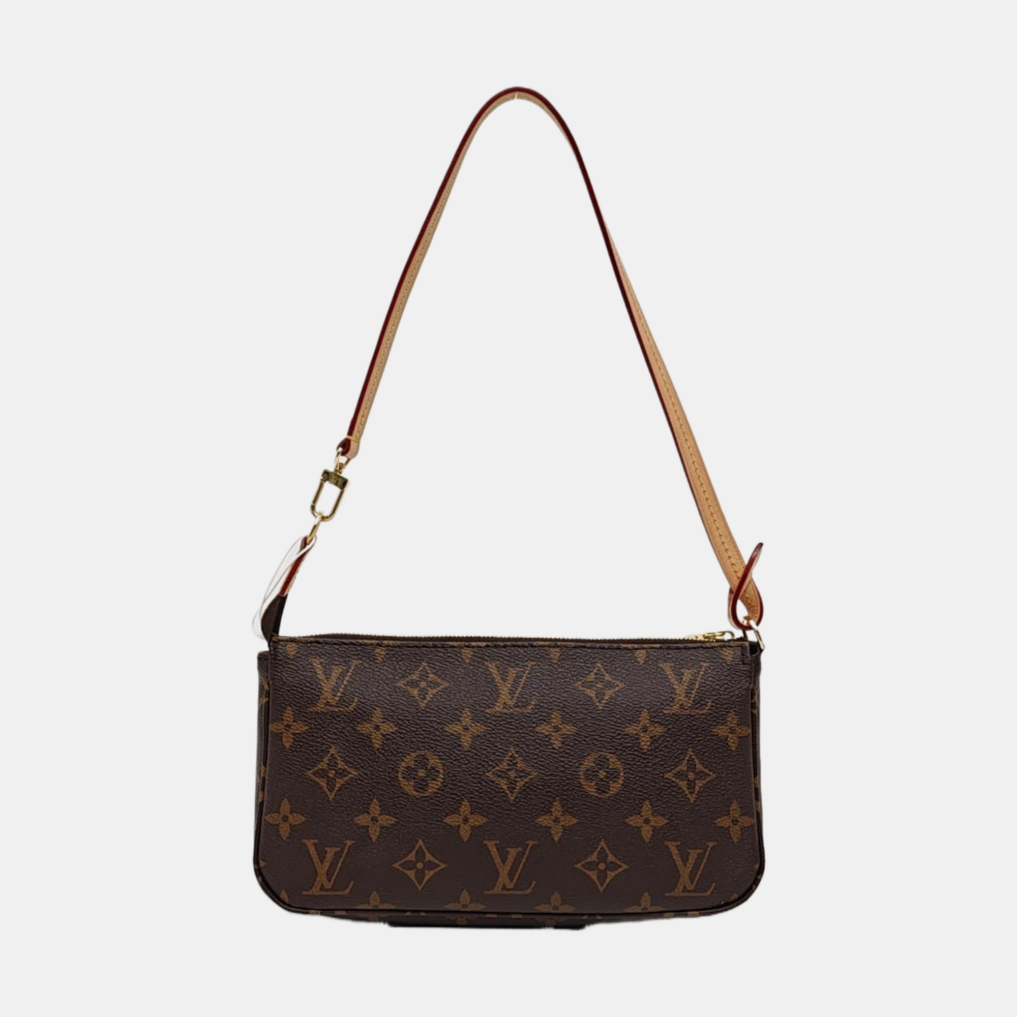 ACCESSOIRES GM Monogram Coated Canvas Brown