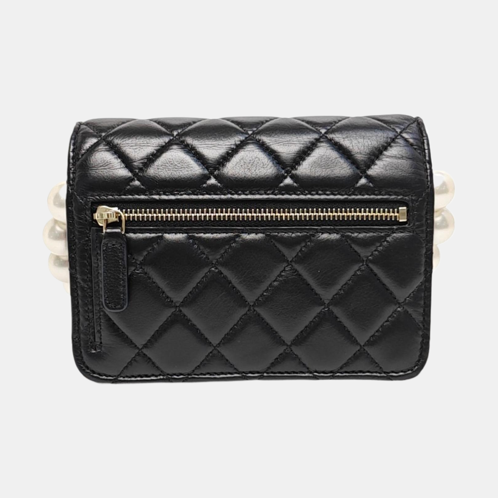 WOC Quilted Calfskin Black