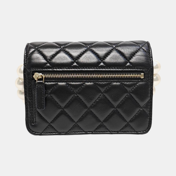 WOC Quilted Calfskin Black