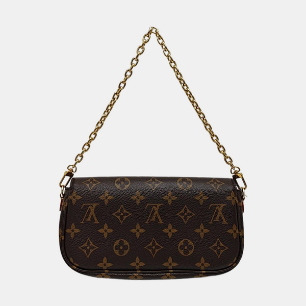 IVY Monogram Coated Canvas Brown