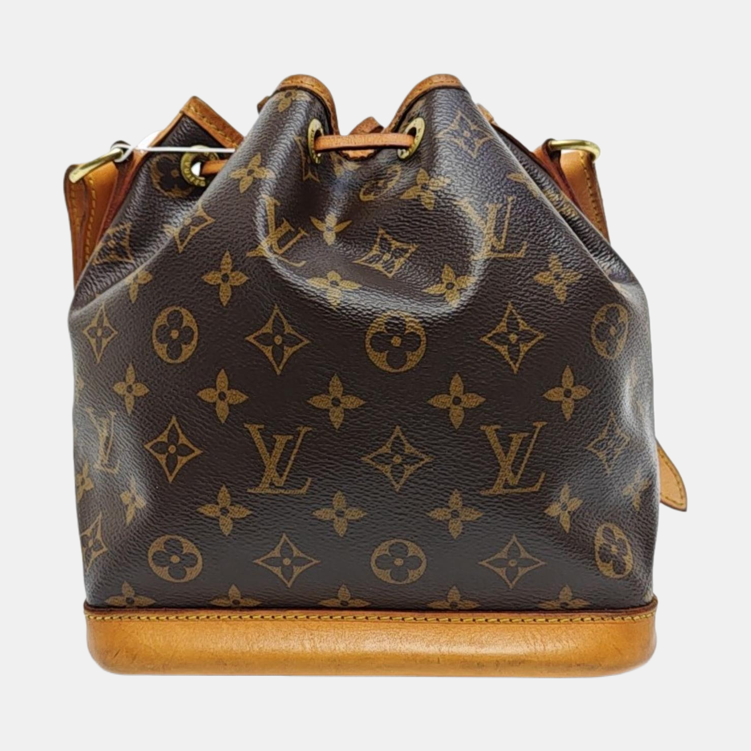 NOÉ BB Monogram Coated Canvas Brown