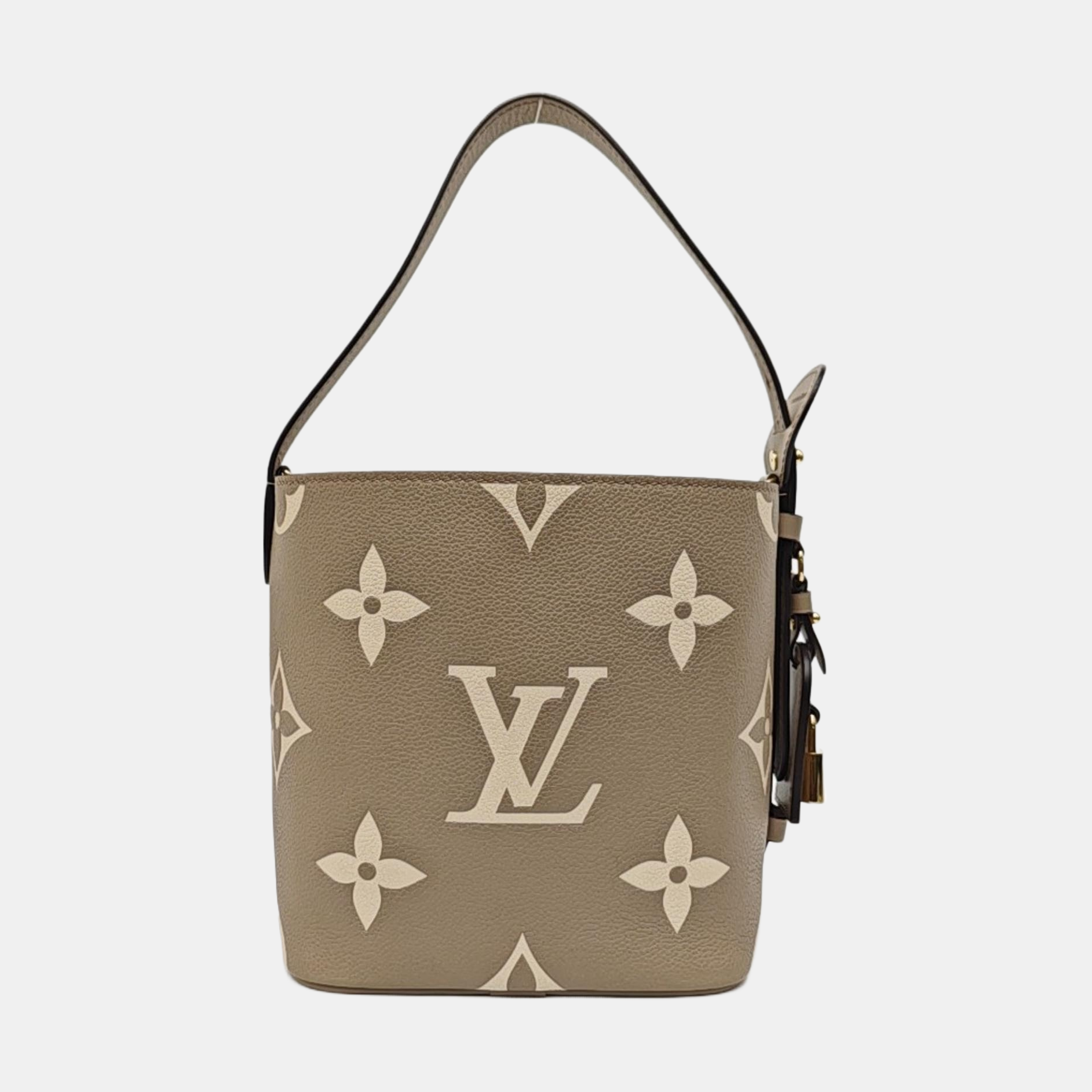 ALL IN BB Monogram Calfskin Gray