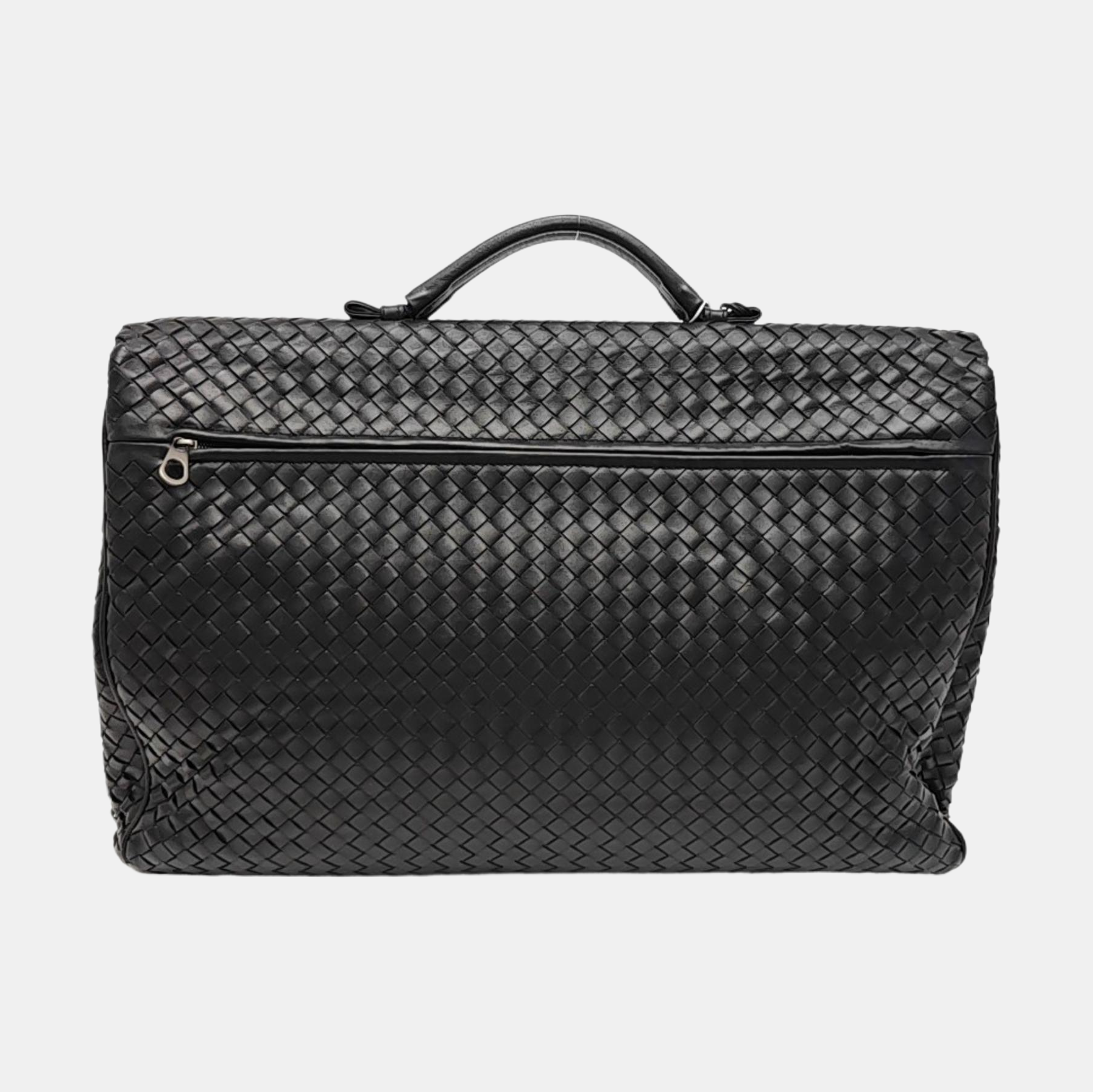 Calfskin Top Handle Bag Black