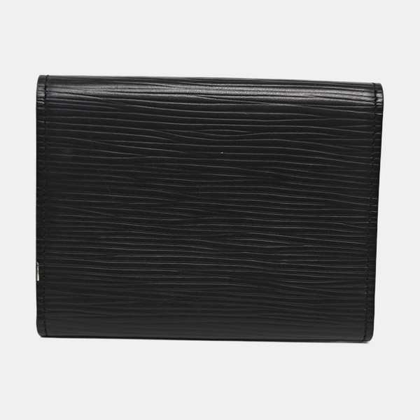 ENVELOPPE Epi Black Card Holder