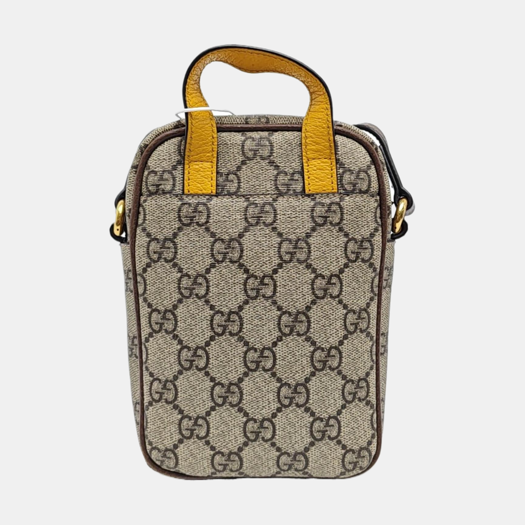 Neo Vintage Mini Monogram Coated Canvas Brown