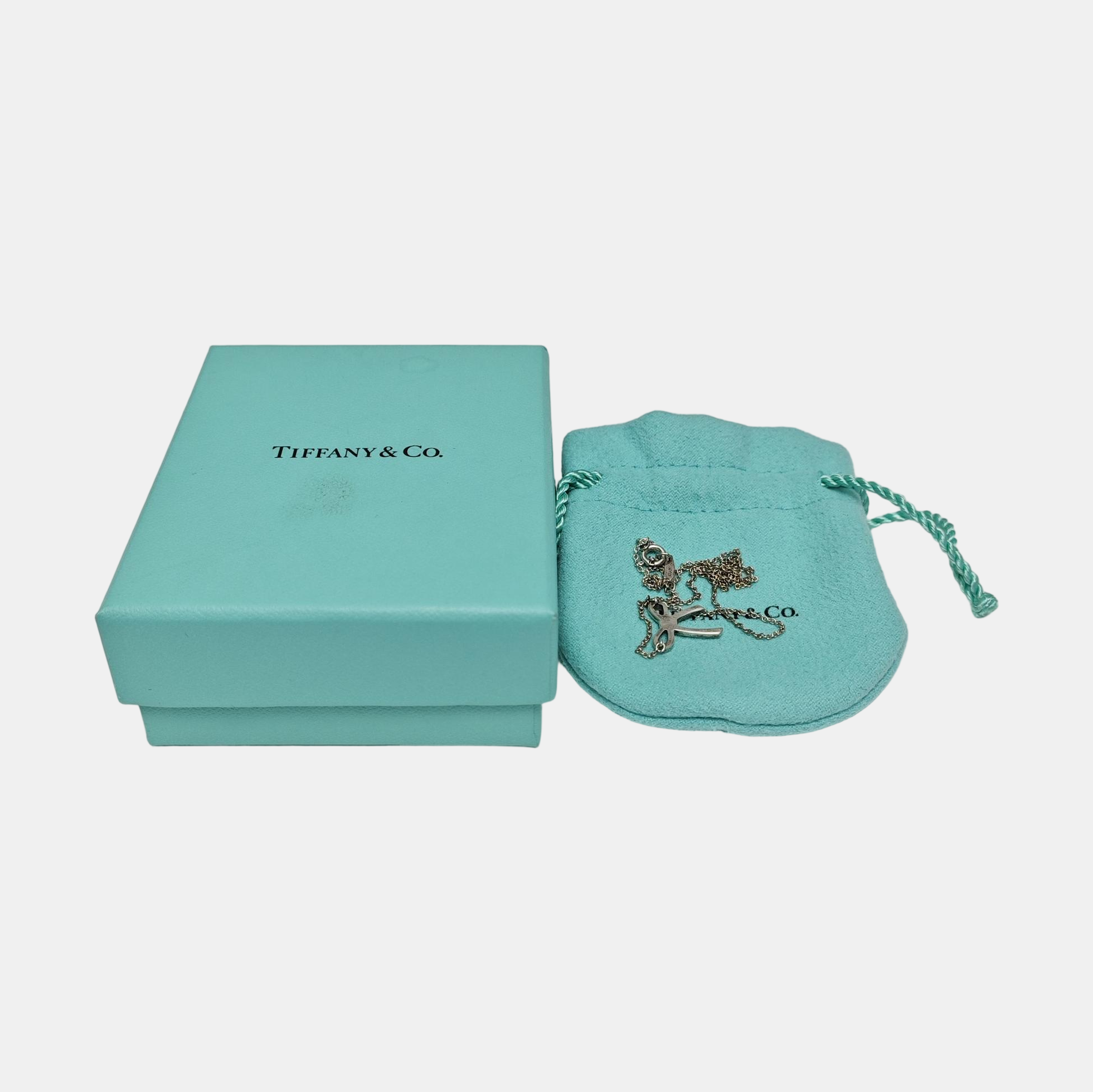 Tiffany Bow 925 Sterling Silver Necklace