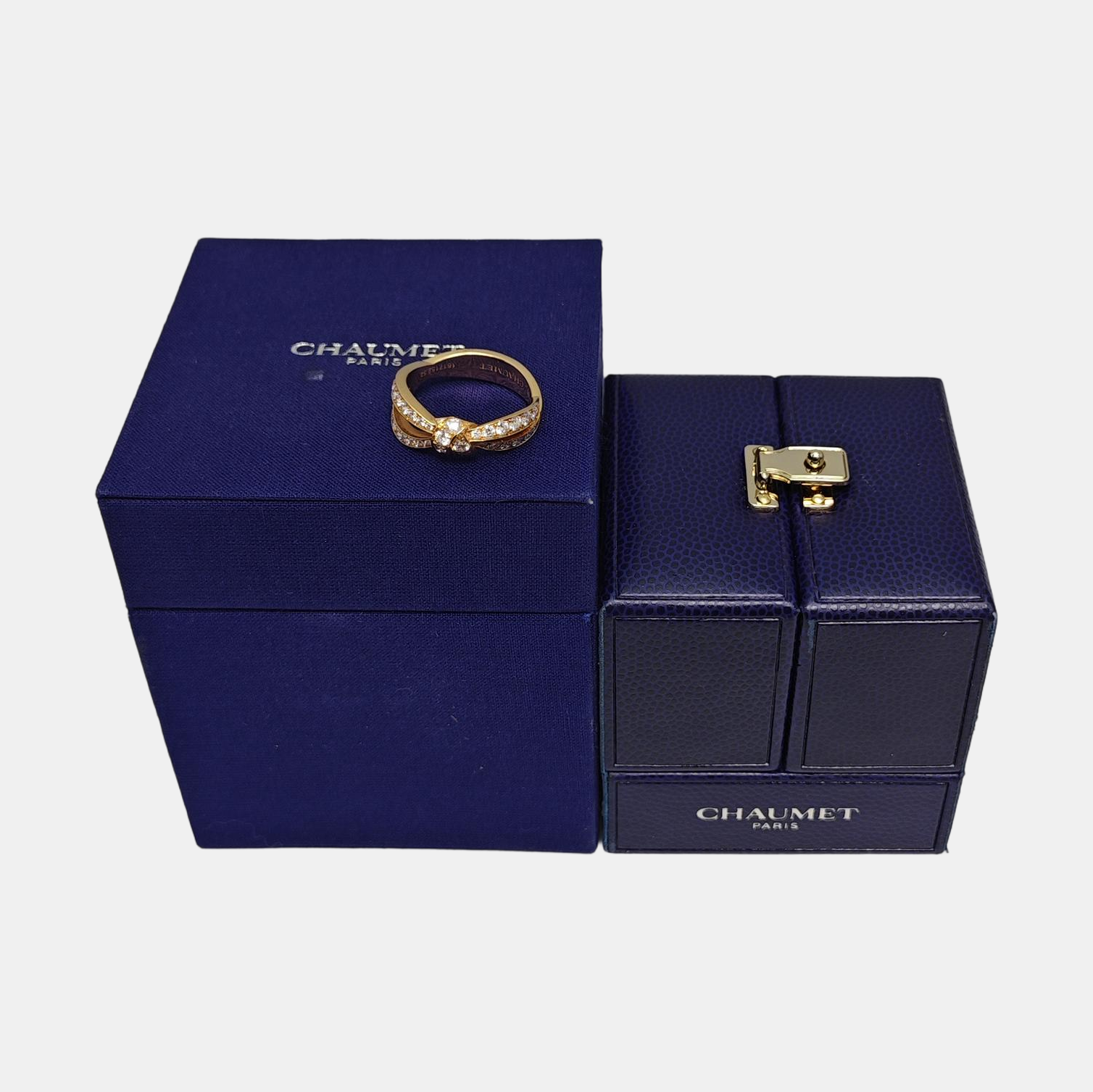 Jeux De Liens 18k Rose Gold Ring EU 52